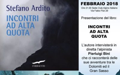 INTERVISTA A PIERLUIGI BINI E PRESENTAZIONE DI “INCONTRI AD ALTA QUOTA”