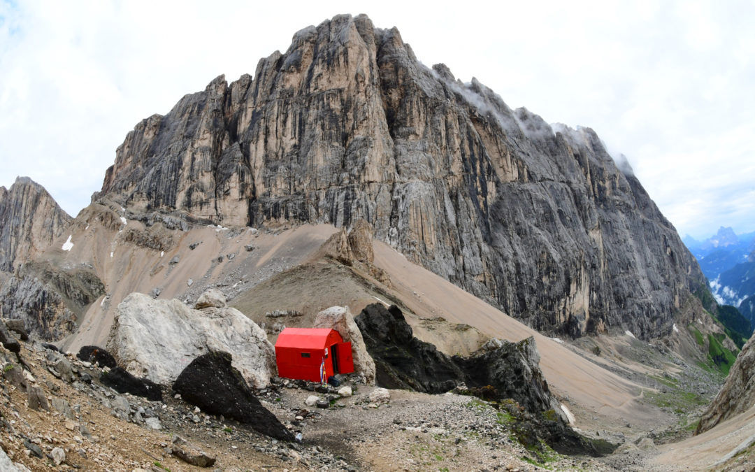 DA ALBA AL RIFUGIO CONTRIN E AL PASSO D’OMBRETTA (MARMOLADA, TRENTINO)