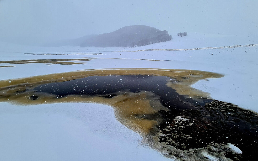 CON LE CIASPOLE AI PANTANI DI ACCUMOLI (MONTI SIBILLINI, UMBRIA E LAZIO)
