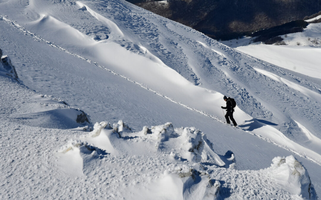 CON LE CIASPOLE DA PRATO DI MEZZO AL MONTE FORCELLONE