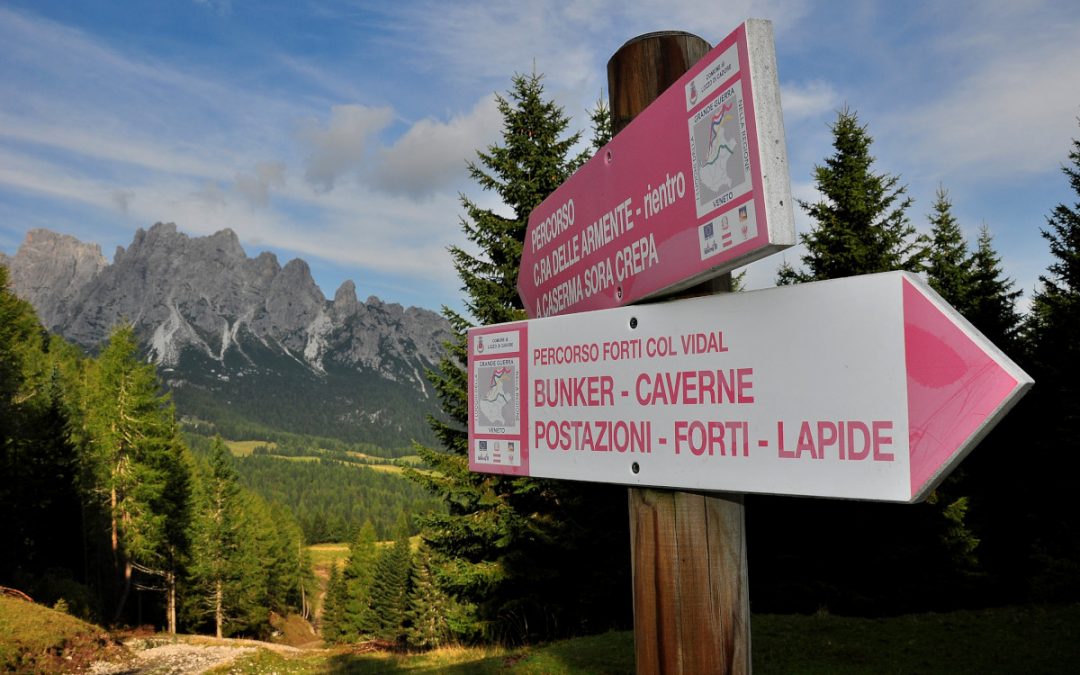 DAL PIAN DE’ BUOI AI FORTI DEL COL VIDAL (MARMAROLE, VENETO)