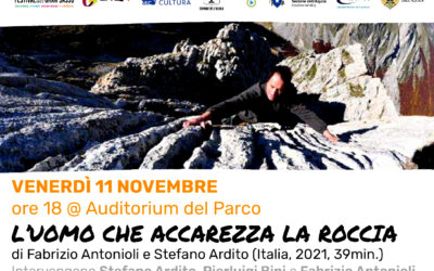 “L’UOMO CHE ACCAREZZA LA ROCCIA” AL FESTIVAL DEL GRAN SASSO DELL’AQUILA