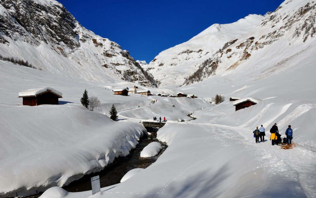 D’INVERNO DA VALLES A MALGA FANA (MONTI DI FUNDRES, ALTO ADIGE)