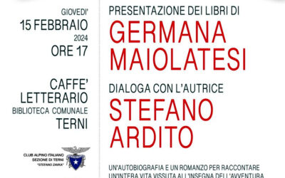 TERNI, I DUE LIBRI DI GERMANA MAIOLATESI