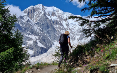 DALLA VAL FERRET AL RIFUGIO BERTONE (MONTE BIANCO, VALLE D’AOSTA)