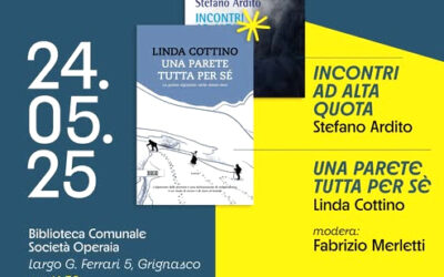 A “GRIGNASCO LEGGE MONTAGNA”, A PARLARE DI LIBRI, DI VETTE E DI INCONTRI
