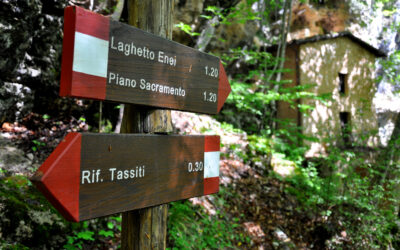 DAL PIANO SACRAMENTO A SANTA MARIA DEL CAÙTO (RISERVA DI ZOMPO LO SCHIOPPO, ABRUZZO)
